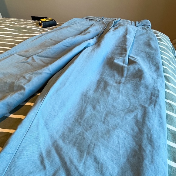 Aurelie Lecuyer Tie-Waist Pants / Trousers Linen / Cotton Material - Picture 6 of 11